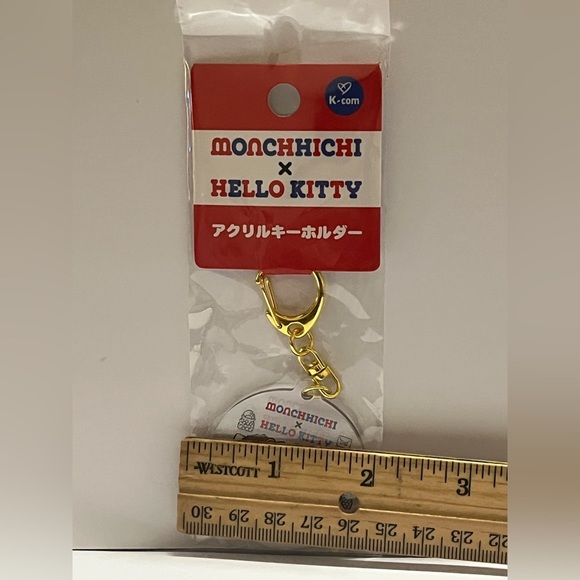 Monchhichi Hello Kitty Acrylic KeyHolder/Bag Charm - Picture 5 of 5
